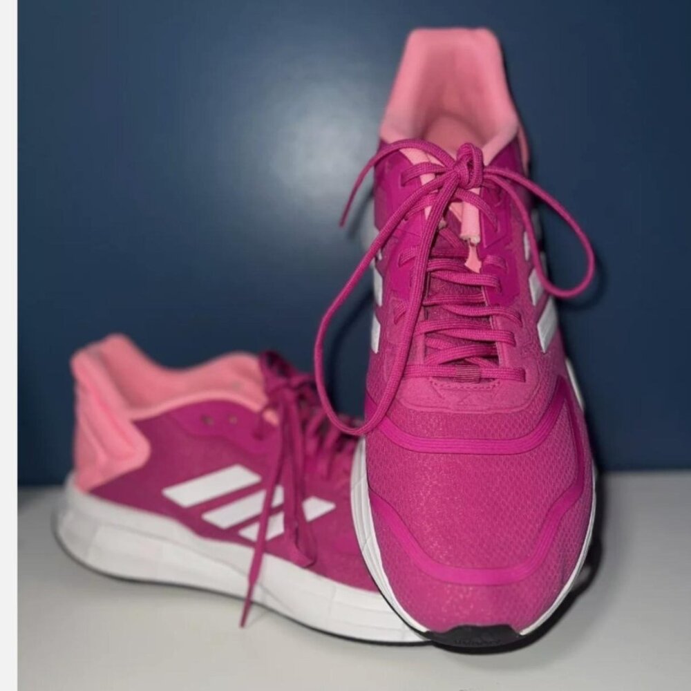 Adidas Shoes 10 1/2 Women Hot Pink, Light Pink and White